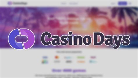 casinodays casino|Casino Days Review July 2024 .